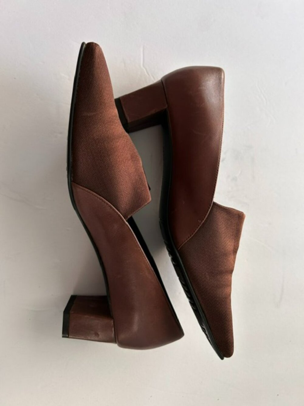 NWT Women's Naturalizer Inspector Coffee Bean Heels, Size 7W